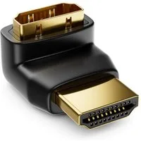 deleyCON deleyCON HDMI Winkel Adapter - 90° Grad gewinkelt - HDMI Stecker zu HDMI-Kabel