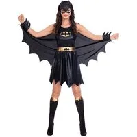 Riethmüller Kostüm Klassisches Batgirl Kostüm für Damen schwarz