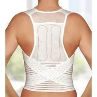 Hydas Geradehalter mit Stützgürtel aus temperaturausgleichendem Material, korrigiert die Körperhaltung, Optimal, um Fehlhaltung auszugleichen. Stützt den Bauch