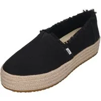TOMS VALENCIA Espadrille Black