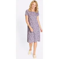 Sieh an! Jerseykleid Jersey-Kleid Kurzarm