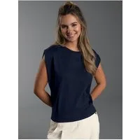 Trigema T-Shirt TRIGEMA T Shirt mit modischen Falten (1-tlg)