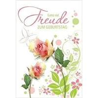 HOME FASHION Geburtstagskarten Geburtstagskarte "Freude zum Geburtstag", Grußkarten