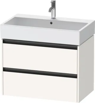Duravit Ketho.2 Waschtischunterbau wandhängend Weiß Supermatt 784x460x549 mm - K25277084840000 K25277084840000