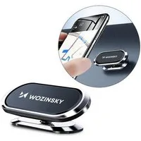 Wozinsky Handy-Halterung Selbstklebende magnetische 360-Grad-Armaturenbretthalterung Silber, (1-tlg)