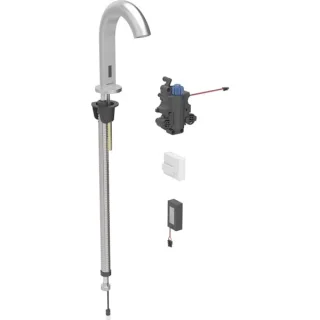 Geberit Piave Waschtisch-Armatur, Standmontage, Batterie 116188SN1