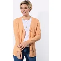 Witt Strickjacke Strickjacke Langarm Links-Strick
