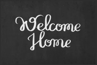 Fussmatte Welcome Home 4019 | Größe: 60 cm x 45 cm