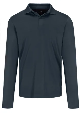COMMANDER Finest Clothing - 2-Knopf Polo-Shirt, 1/1 Arm dark navy - Gr. - XL