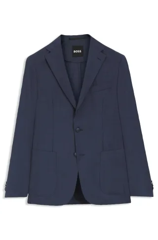 BOSS Menswear Black - P-Hanry-WG-262 Open Blue - Gr. - 52