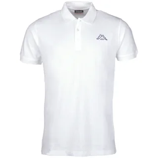 Kappa Unisex Polo Shirt Damen Herren 303173 weiss