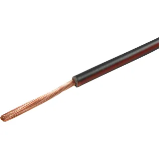 HERTH&BUSS Kabel, FLY, 1x 1,5mm², zweifarbig, 50m schwarz/rot - 51275128005