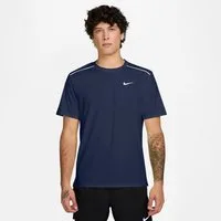 Nike Laufshirt M NK DF UV MILER SS mit reflektierenden Details, atmungsaktiv, schnell trocknend