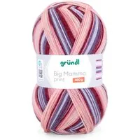Gründl Wolle 400g Big Mamma Print Großknäuel Strickgarn Häkelwolle, 1040,00 m (Wolle zum Stricken und Häkeln, Strickwolle Handarbeitsgarn, Handstrickgarn), Wolle ohne Schurwolle