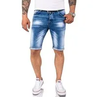 Rock Creek Jeansshorts Herren Shorts Denim Bermuda RC-2217