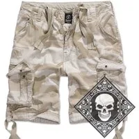 Brandit Cargoshorts Cargo Shorts kurze Hose Legend Army mit UD Bandana