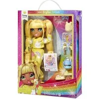 Rainbow High Anziehpuppe Puppe Rainbow High Junior PJ Party Fashion Doll Sunny Yellow Hair