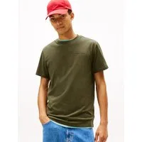 Tommy Jeans T-Shirt TJM SLIM LINEAR CHEST TEE EXT Mit Rundhalsausschnitt