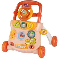 JEOBEST Lauflernwagen Lauflernhilfe, Frühpädagogisches Aktivitätszentrum, Babymusik-Lernspielzeug, Für Kinder von 10-36 Monaten