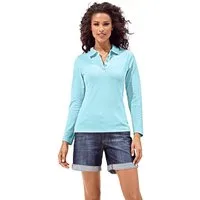 heine T-Shirt Poloshirt Langarm