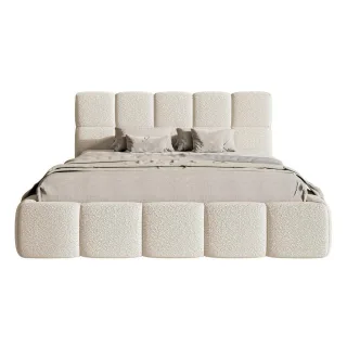 Selsey Polsterbett, Beige, Kunststoff, 2-Sitzer, 160x200 cm, Schlafzimmer, Betten, Polsterbetten