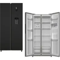 PKM Side-by-Side SBS480NFWDBJ, 178.50 cm hoch, 83.00 cm breit, NoFrost Technology, Tür-offen-Alarm, Wasserspender mit 2,5 L Tank