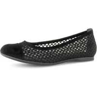 Gabor Ballerina Frühlingsschuh, Schlupfschuh in sommerlicher Häkeloptik