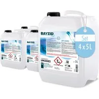 Höfer Chemie GmbH Poolpflege 4x 5 L BAYZID® Algizid Algenverhütung für Pools, Vorbeugend gegen Algenbildung