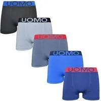 emeco Boxershorts 5er Boxershorts Microfaser Herren Unterhose Unterwäsche Seamless 9205