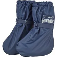 Sterntaler® Schuhüberzieher gefüttert uni Gummistiefel (1-tlg) Regenüberschuh gefüttert, mit Druckknöpfen