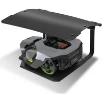 Clanmacy Mähroboter-Garage Rasenmäher Garage Klappbar Premium Rasen Mähroboter Dach
