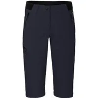 Bergson Outdoorhose VIDAA COMFORT Capri Damen 3/4 Wanderhose, leicht, strapazierfähig, Normalgrößen, Nacht bl