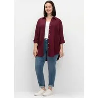 Sheego Klassische Bluse Hemdbluse Langarm