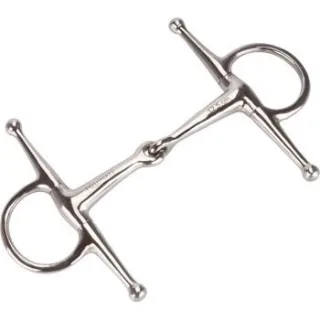 Equinate Schenkeltrense Edelstahl 16mm einfach gebrochen 1,6 cm 14,5 cm