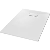 vidaXL Duschwanne Duschwanne SMC Weiß 120×70 cm