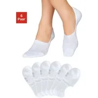 H.I.S Füßlinge Damen Herren No Show Sneaker socken Atmungsaktiv (Packung, 6-Paar, bis Gr. 43-46) mit softem Frottee