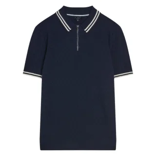 Ted Baker Mahani Regular T Genähtes Halbzip-polohemd