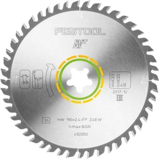 Festool Kreissägeblatt HW 190x 2,4 FF W48 WOOD FINE CUT