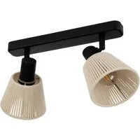 EGLO Deckenspot SEAGARD Spotlampe - Stahl - E14 - 2X40W - IP20, ohne Leuchtmittel, Deckenlampe, Deckenstrahler, Strahler, L30 x B11,5 x H13,5 cm