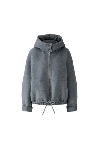 Oui - Jacke steel grey - Gr. - 36