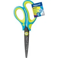 Pelikan Papierscheren Schulschere griffix rechts spitz neon Fresh Blue