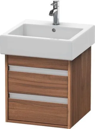 Duravit Ketho Waschtischunterbau wandhängend Nussbaum Matt 450x440x480 mm - KT663507979 KT663507979