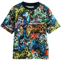 Next T-Shirt Relaxed Fit Kurzarm-T-Shirt mit Print (1-tlg)