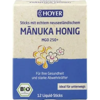 Hoyer Manuka Honig Liquid Sticks | MGO 250+ | 12 Sticks