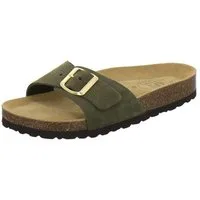 AFS-Schuhe 211288 Sommer Pantolette für Damen mit Fußbett, bequeme Sandalen aus Leder