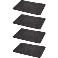 HAC24 Platzset Filz Platzmatte Tischsets Untersetzer Tischmatten Filzuntersetzer, (Set, 4-St), 44 x 30 cm, Rechteckig