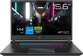 Gigabyte AORUS 15 (9KF-E3DE383SH) [156" 144Hz i5-12500H 18GHz 8GB RAM 512GB SSD Nvidia GeForce RTX 4060 Win 11 Home] schwarz