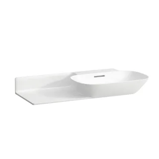 LAUFEN Waschtisch INO 900x 360/450, ohne Hahnloch, mit Überlauf, weiß, 81330.1, 8133010001091 H8133010001091