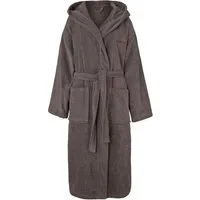 KangaROOS Unisex-Bademantel Cassidy, für Damen & Herren, Standardlänge & Überlänge, Langform, Walkfrottee, Kapuze, Gürtel, mit Taschen, Männer und Frauen, Baumwolle, Reise, Hotel, Sauna, S-3XL