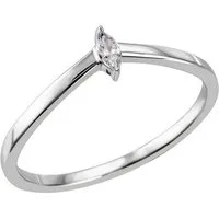 Firetti Fingerring Schmuck Geschenk Silber 925 Silberring Ring Navette gefasst glitzernd, mit Zirkonia (synth)